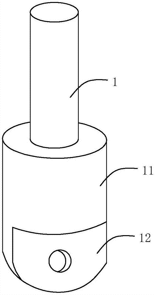 Detection device fixing device and method for detecting position precision of rod clamping groove