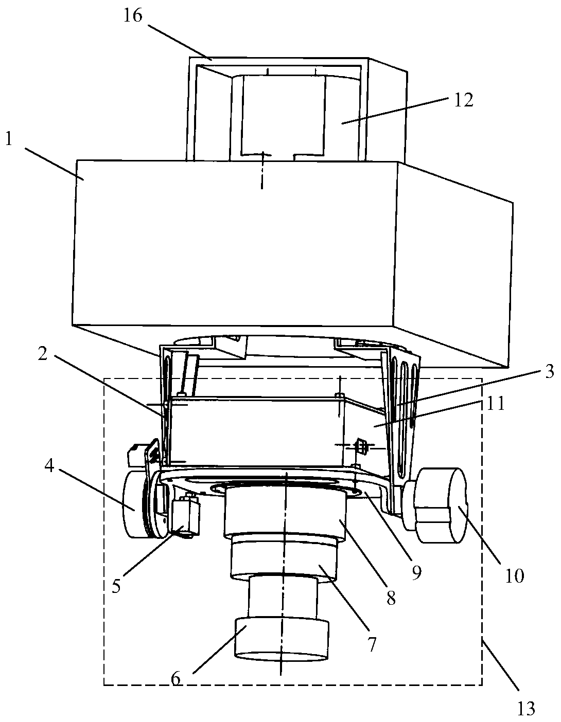 Aerial camera and aerial camera imaging method based on stepping and framing imaging