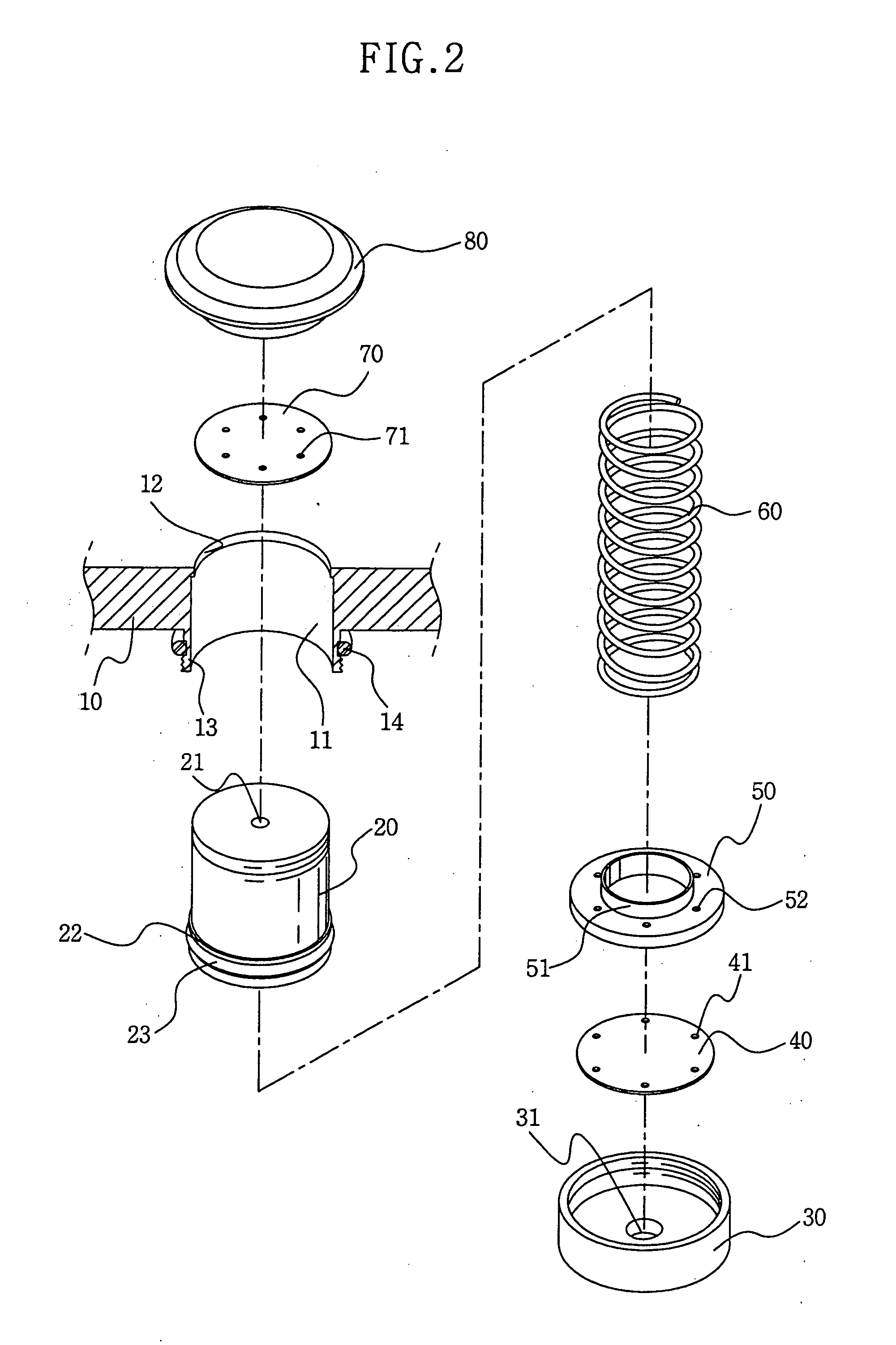 Vacuum container to preserve food