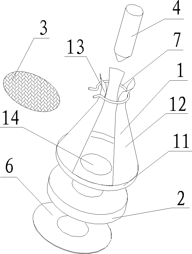 Warm needle warm moxibustion apparatus