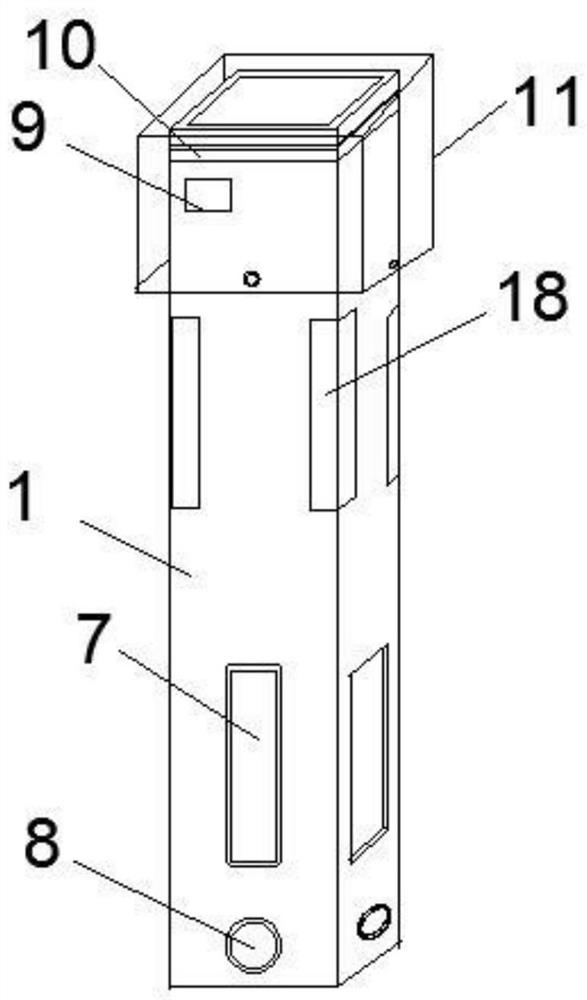 Power cable marking pile and burying method