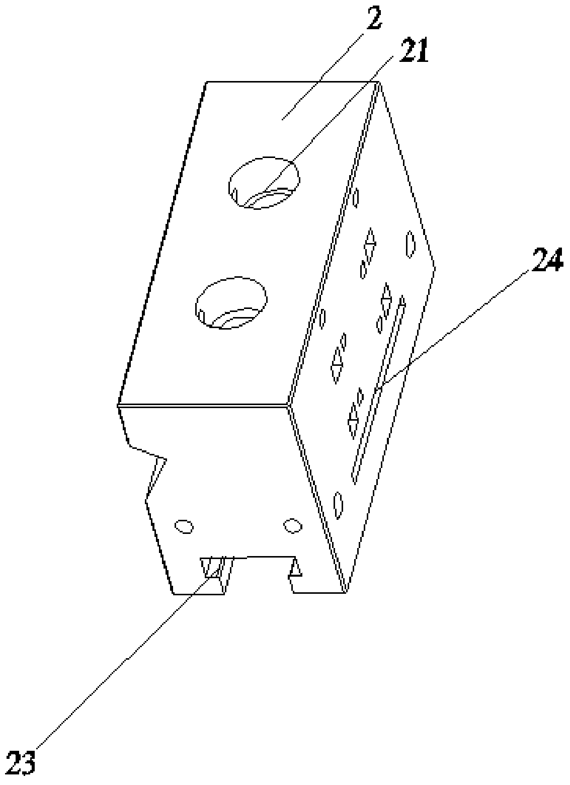 Automatic material distributing mechanism and material distributing method thereof