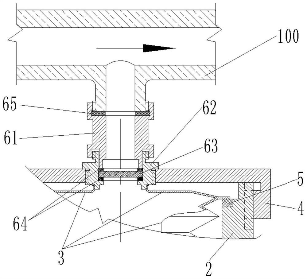 Breathing cavity type lubricating moisture-proof device and using method thereof