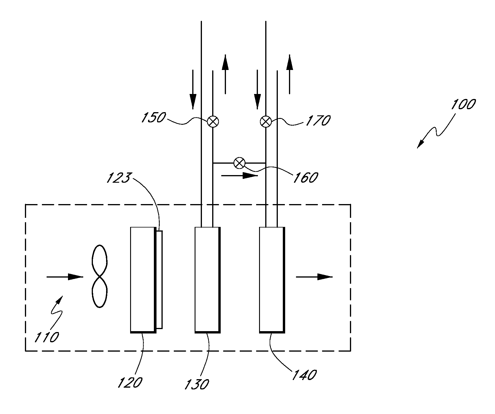 Temperature control systems with thermoelectric devices