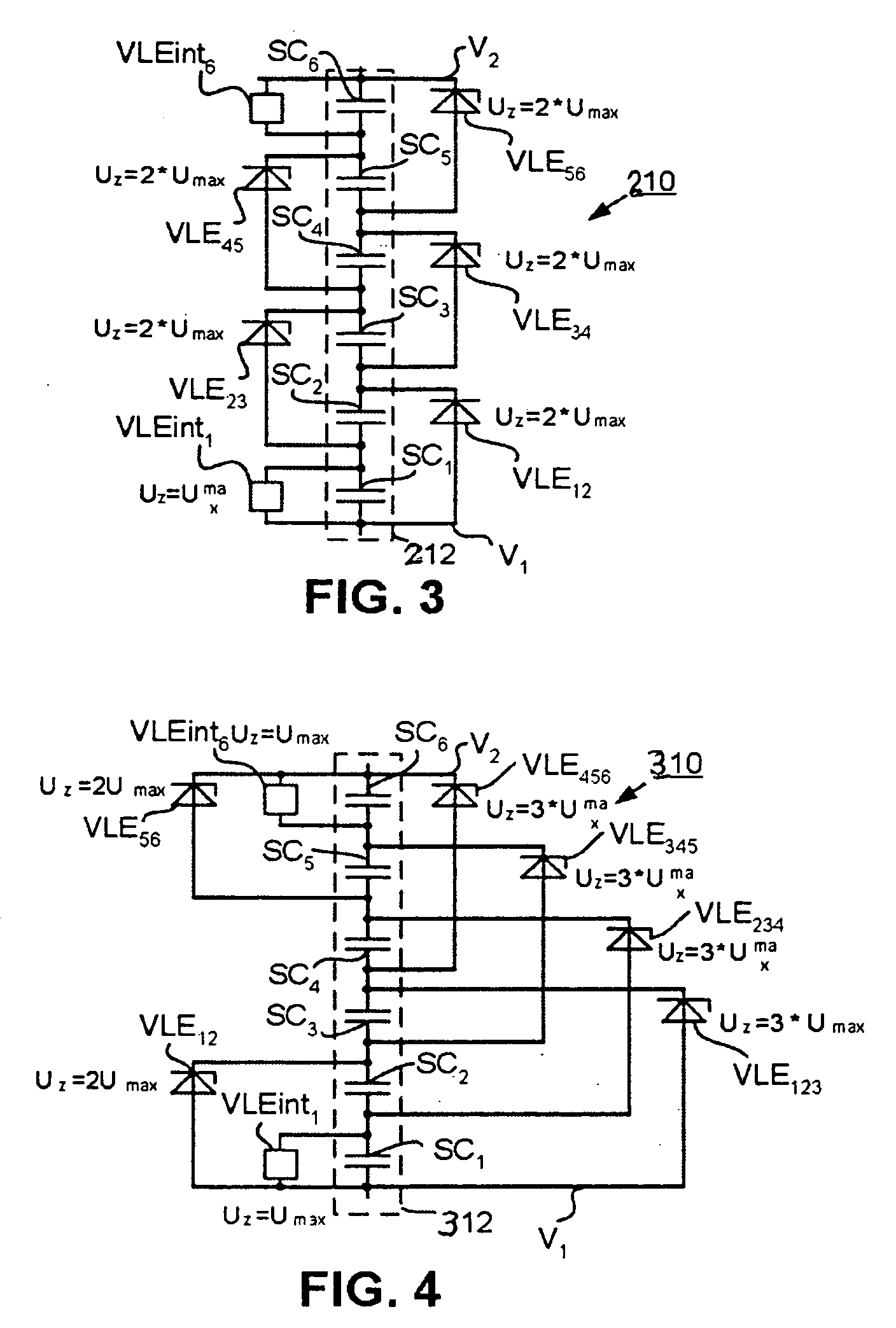 Circuit arrangement for limitation of over-voltages in energy storage modules