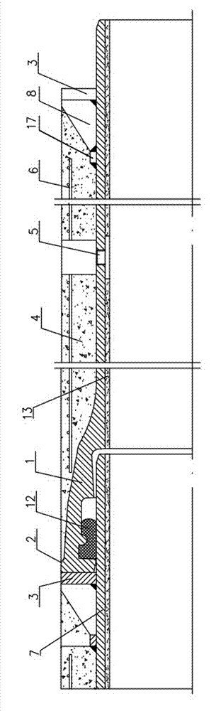 Encased concrete nodular cast iron pipe