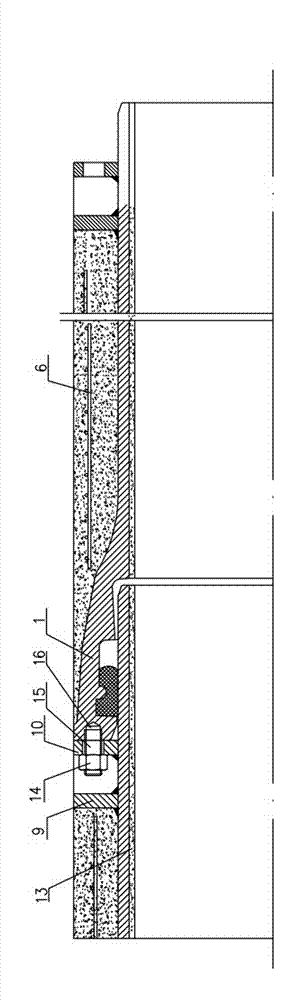 Encased concrete nodular cast iron pipe