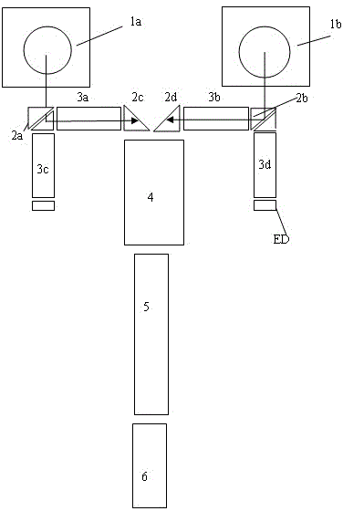 Double mercury lamp splicing exposure system for lithography equipment