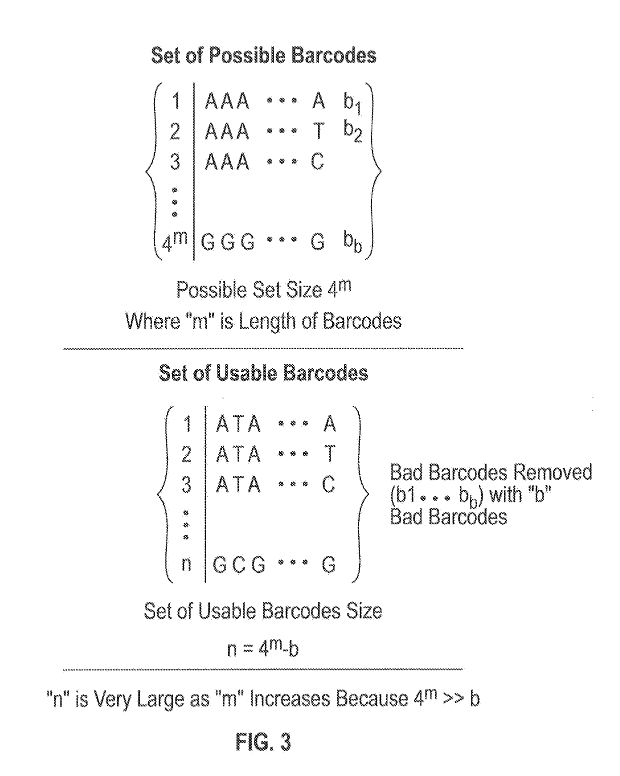 Concealing information present within nucleic acids