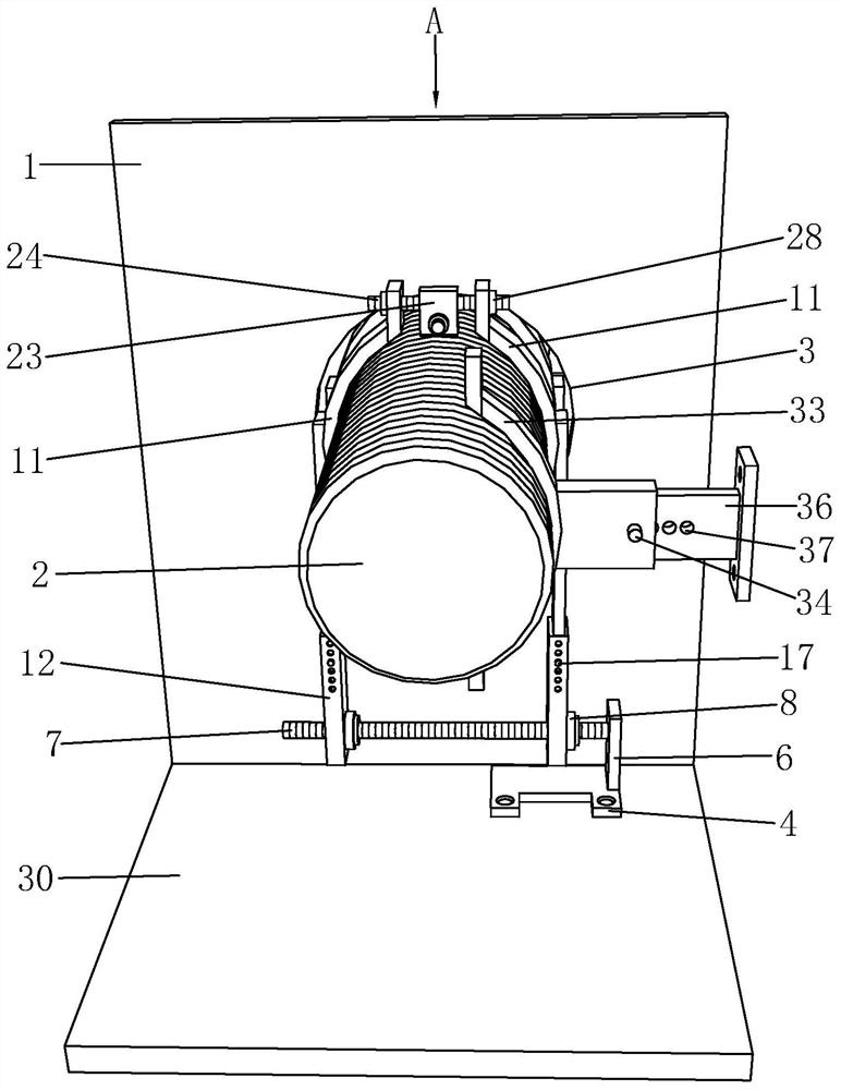 A reinforcement method for integrated cooker exhaust pipe and its support assembly