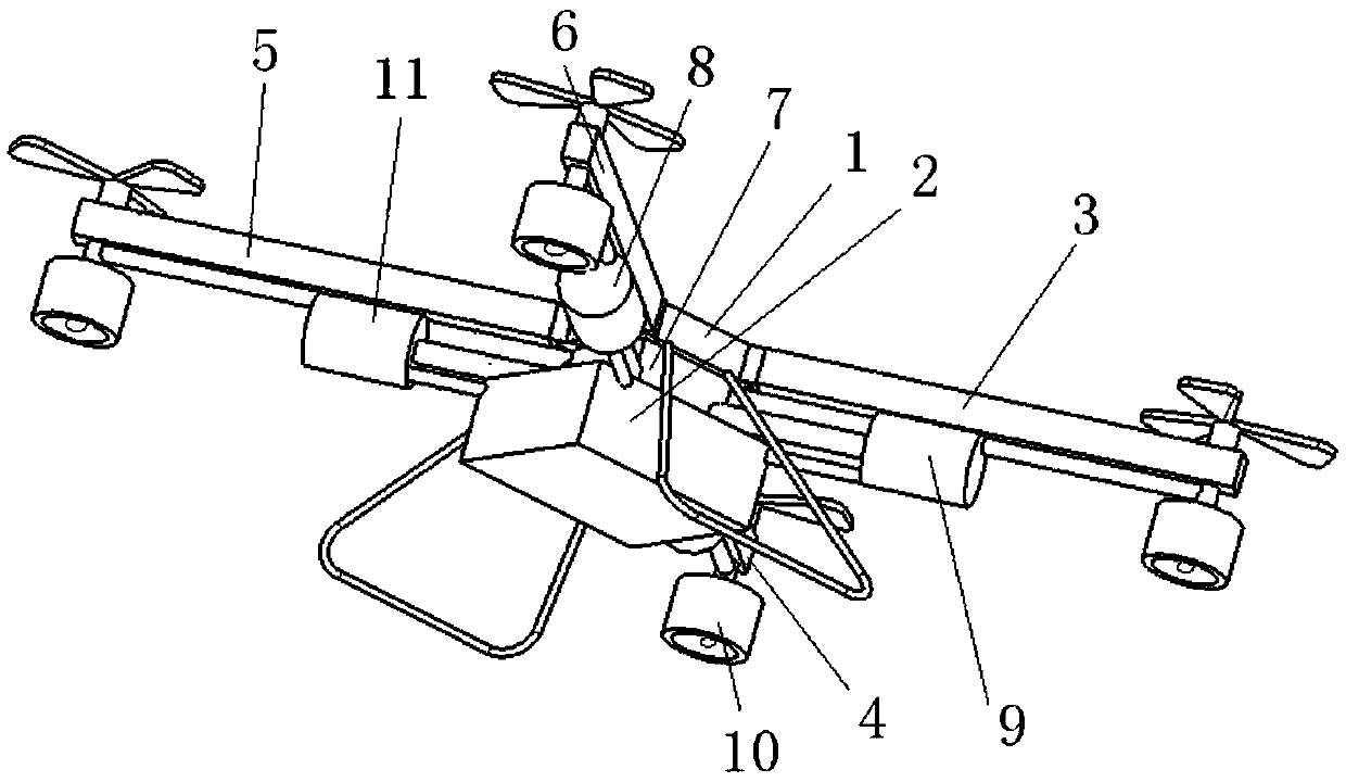 Plant protection unmanned aerial vehicle for fruit tree spraying work