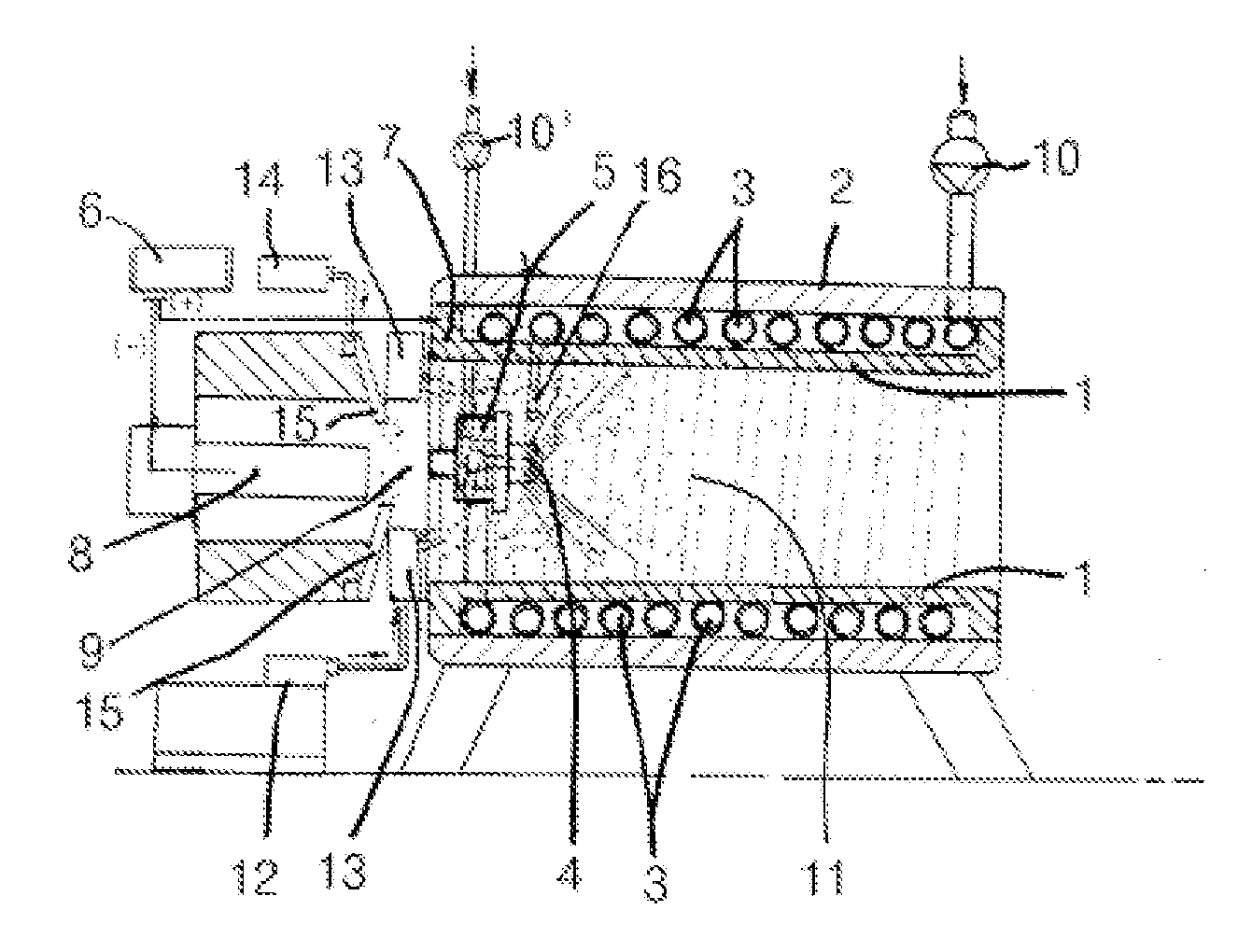 Burner using plasma