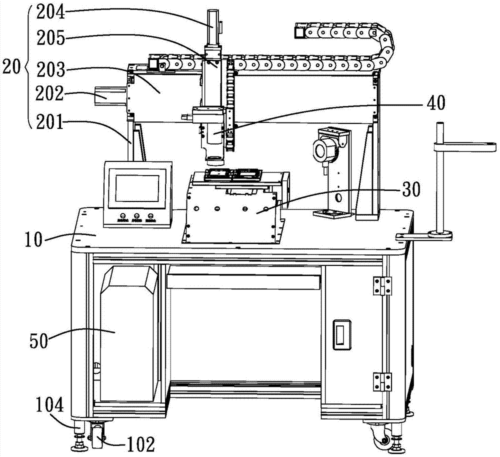 Flatness detecting device