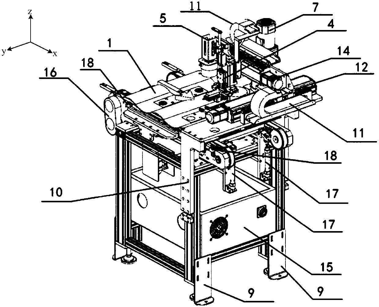 Sheet lifting and cleaning device