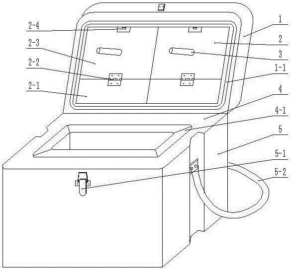 Portable specimen transport case