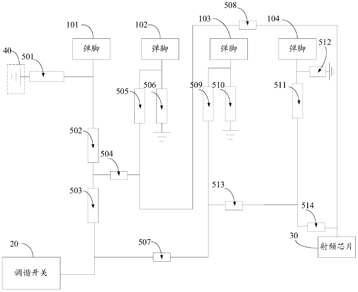 Antenna circuit and mobile terminal