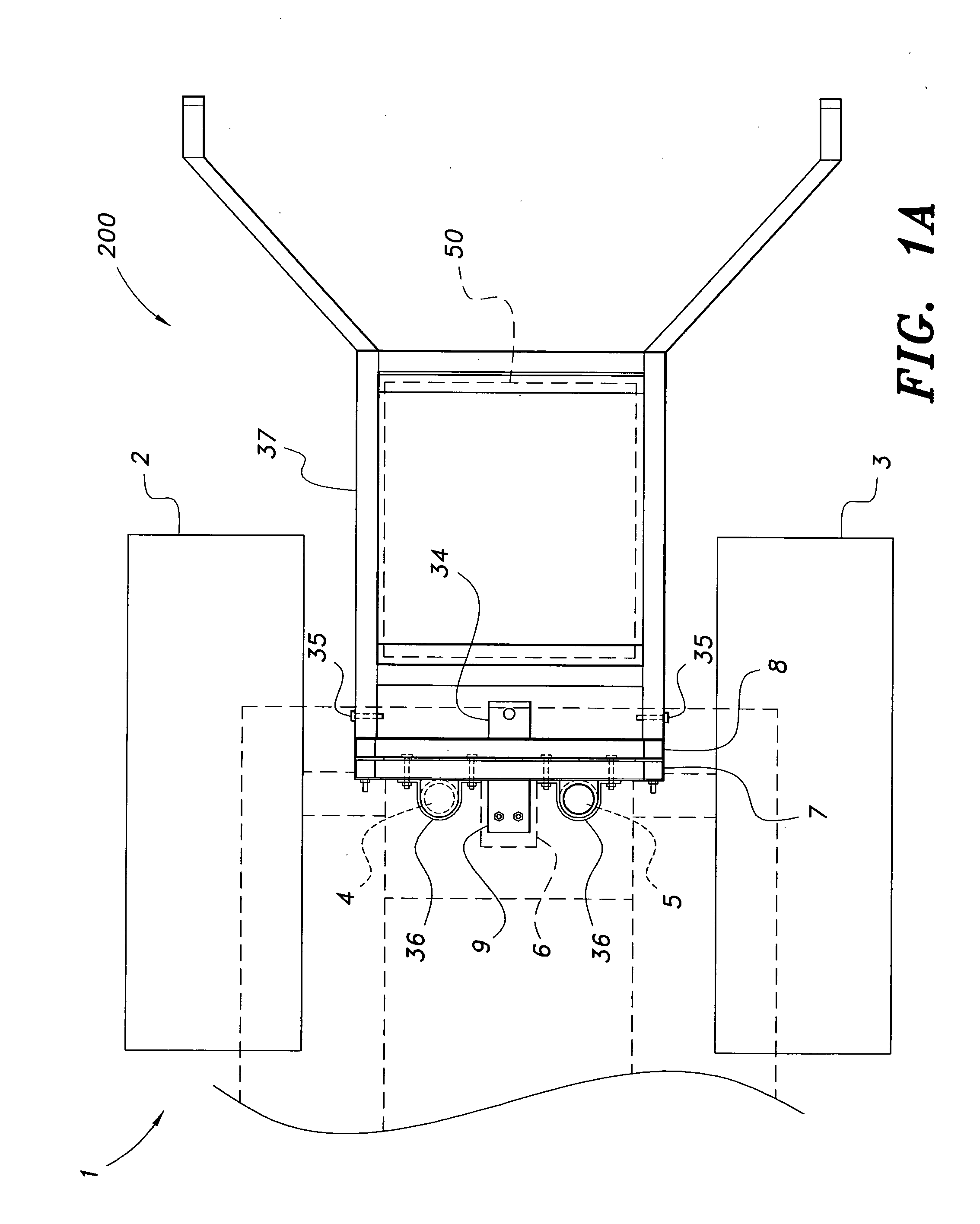 All terrain vehicle safety attachment with gas tank holder