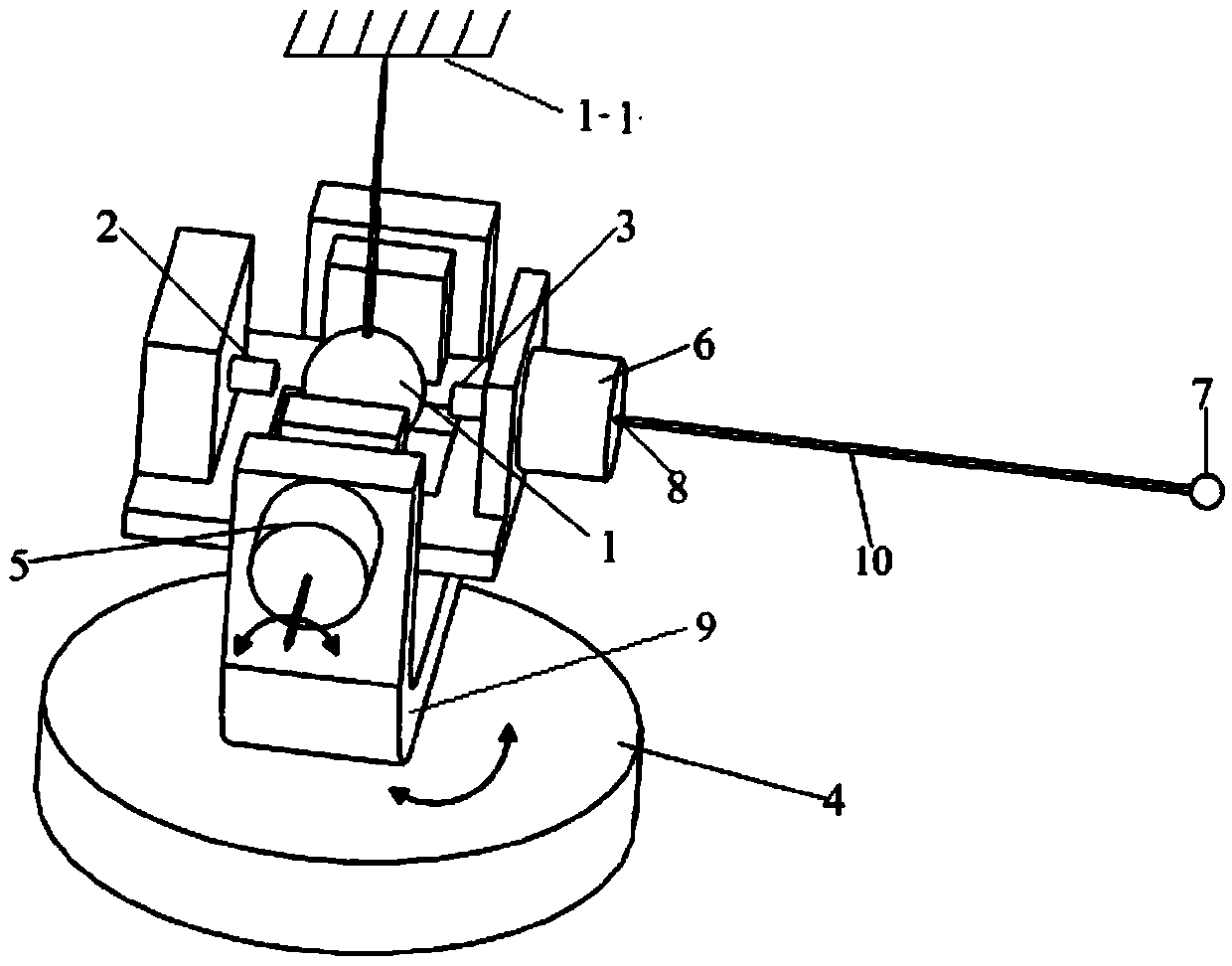 Laser tracking measurement system having spherical revolution bounce error compensation function and compensation method thereof