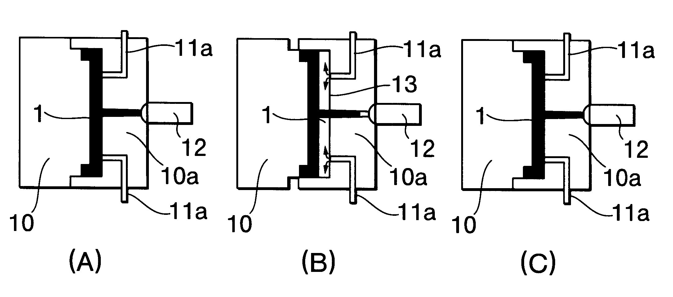 Resin and gas injection molding method with subsequent cohering