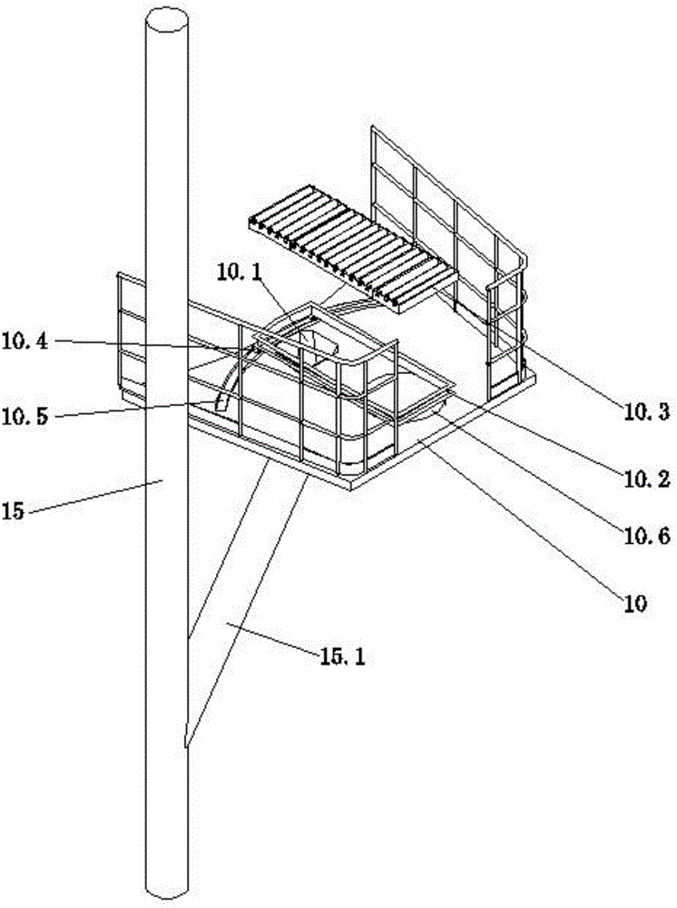 Online overhaul and refractory material transportation system for independent hot blast furnace and overhaul method