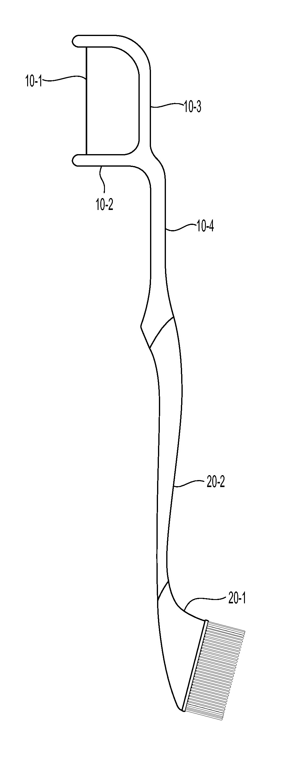 Disposable dental device with removable floss and toothpick combination