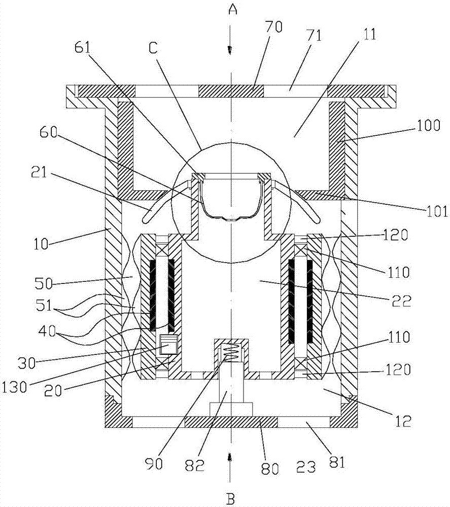 Deodorization floor drain