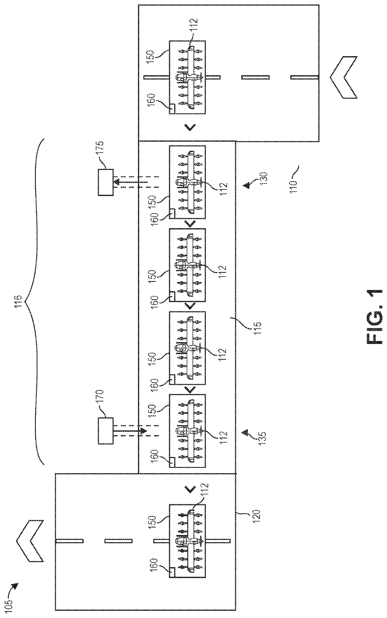 Compact vertiport with efficient space utilization