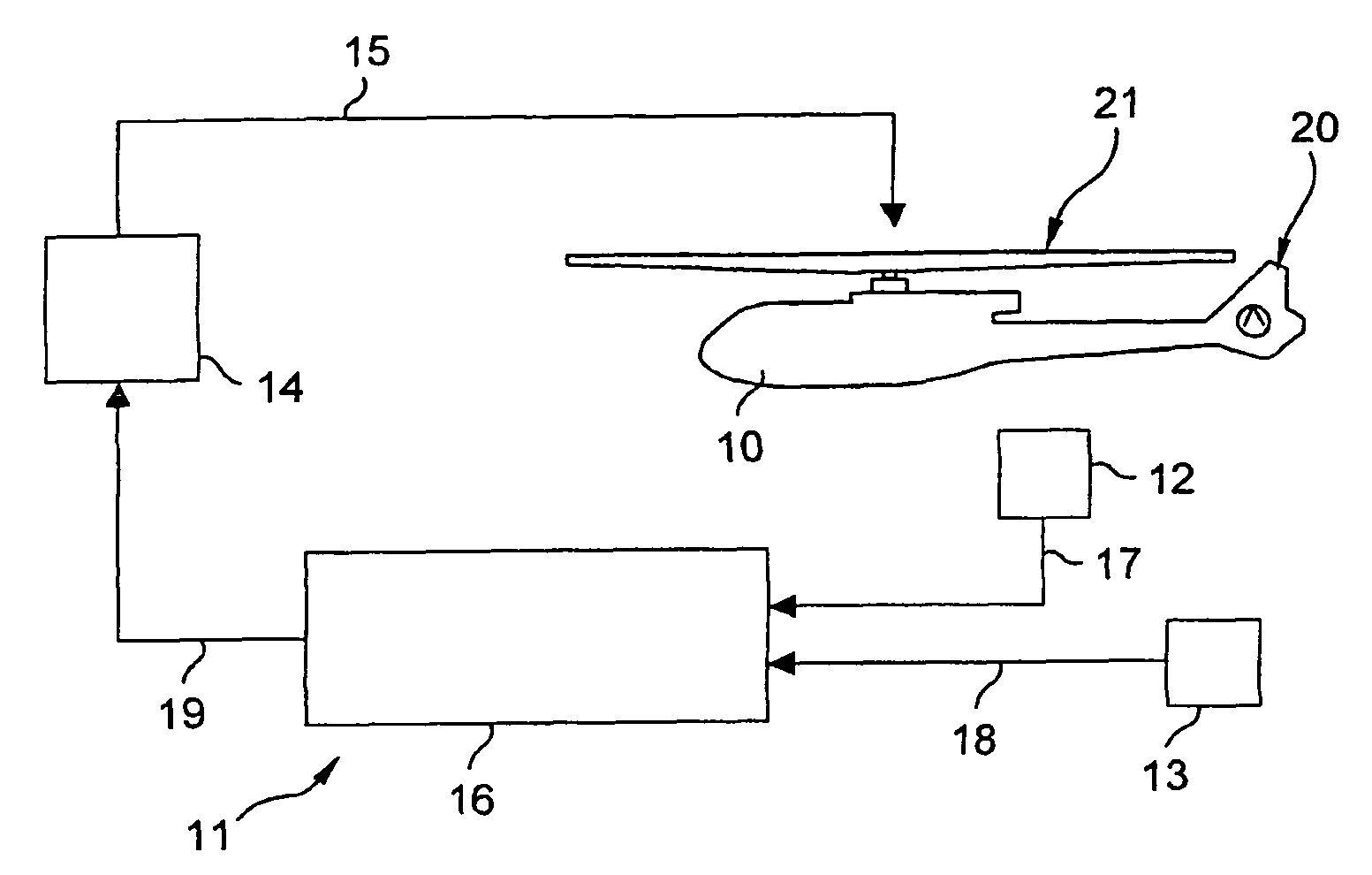 Autopilot system for a helicopter