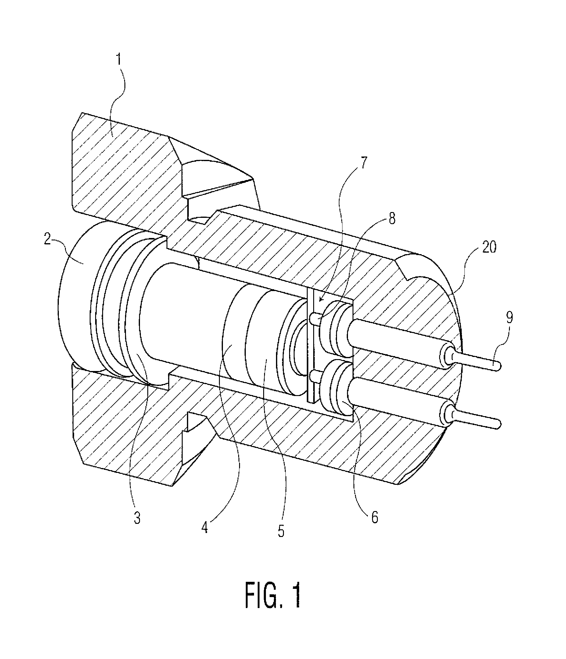 High pressure isolated latching safety switch device