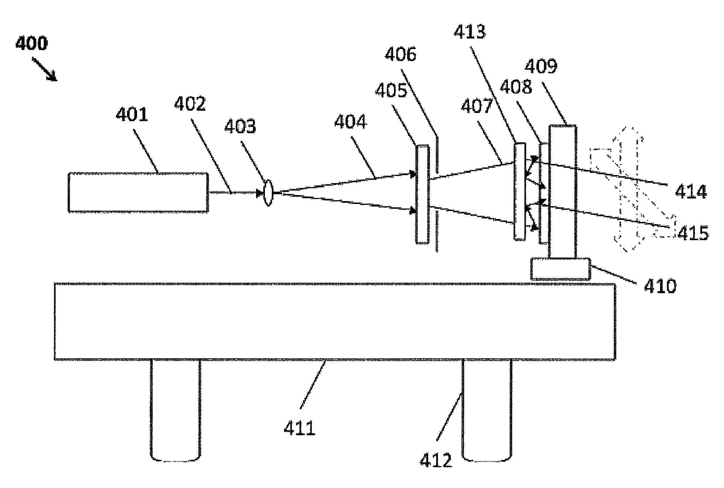 Composite holographic optical diffuser structure with high frequency overlay and method of fabrication thereof