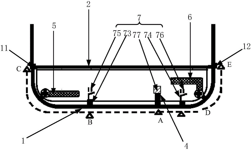 Unbroken metal frame antenna