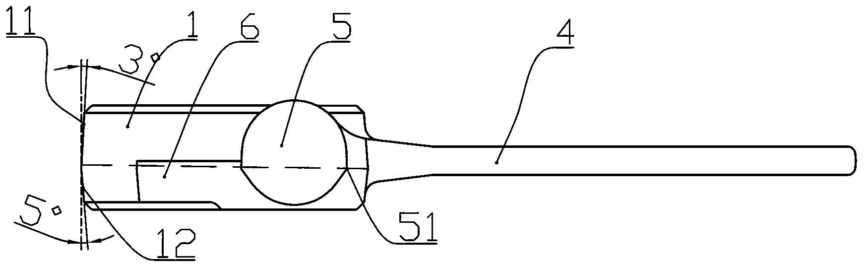 Automatic adjusting arm of automobile braking system