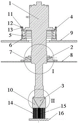 A conduction cooling superconducting magnet refrigerator structure and its installation and disassembly method