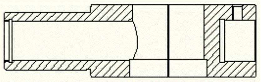 A pressure riveting mechanism for steering oil cylinder assembly