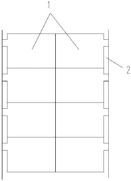 Preparation method of water system laminated type lithium-ion battery pole piece