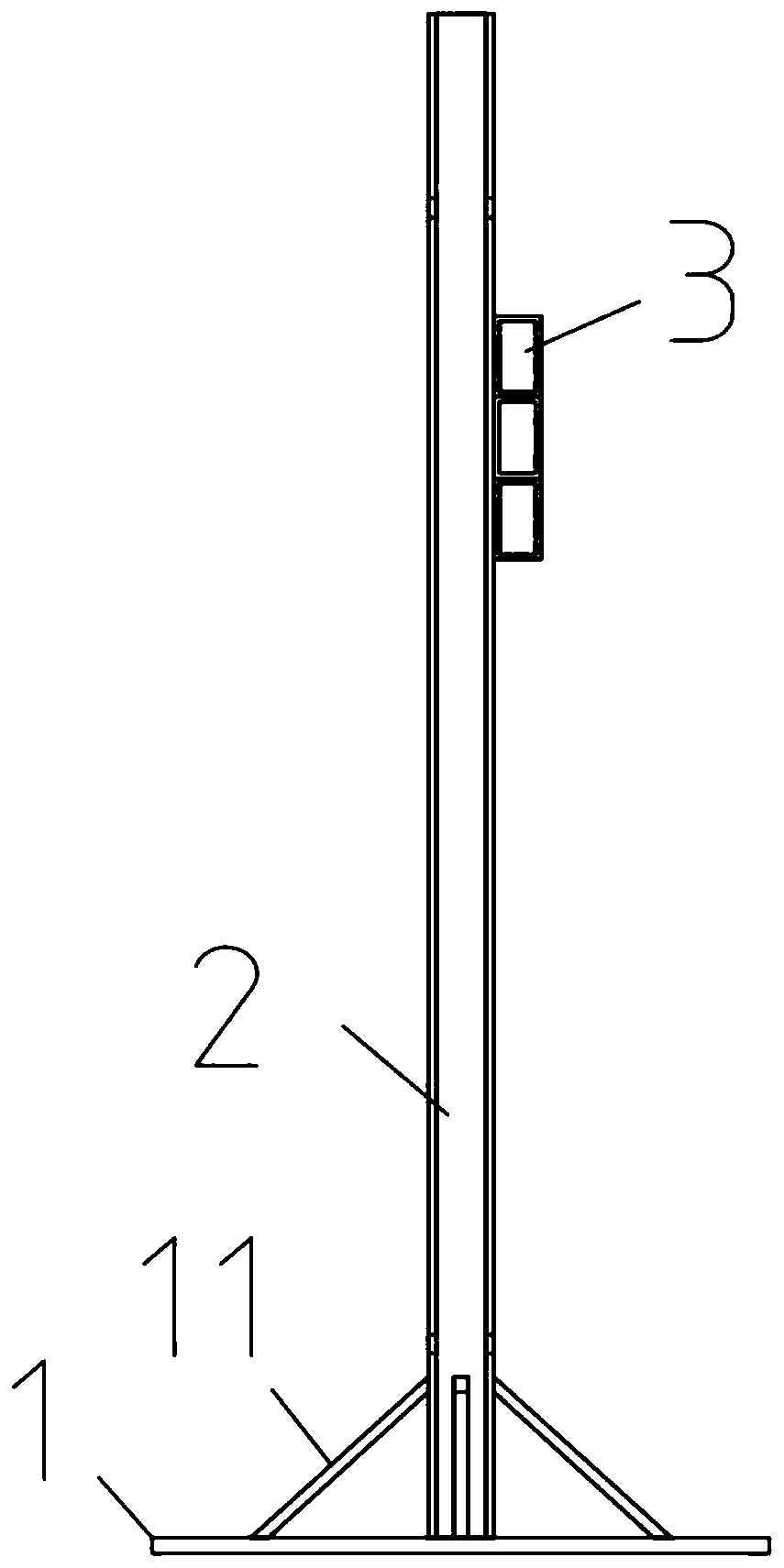 Fabricated adjustable multi-directional displacement gauge bracket device