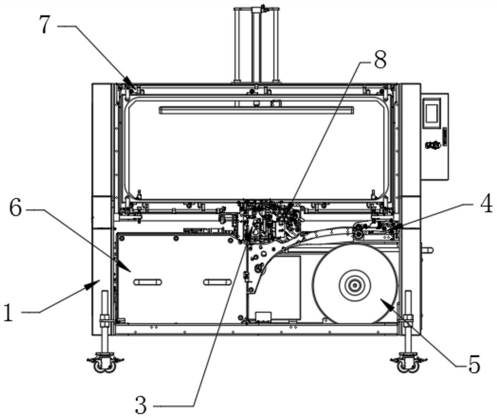 Full-automatic bundling and packing machine