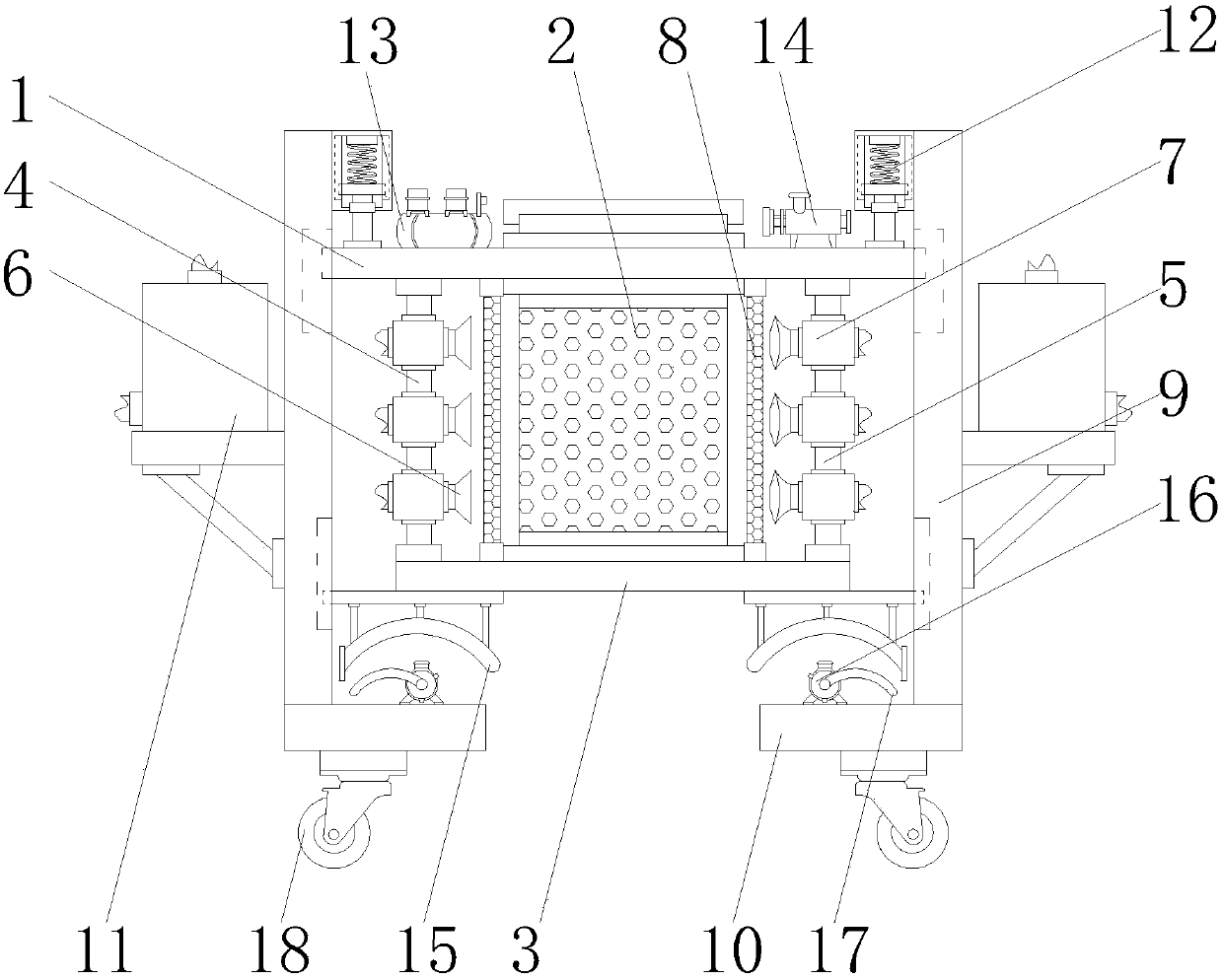 Uniform drying device for electronic products