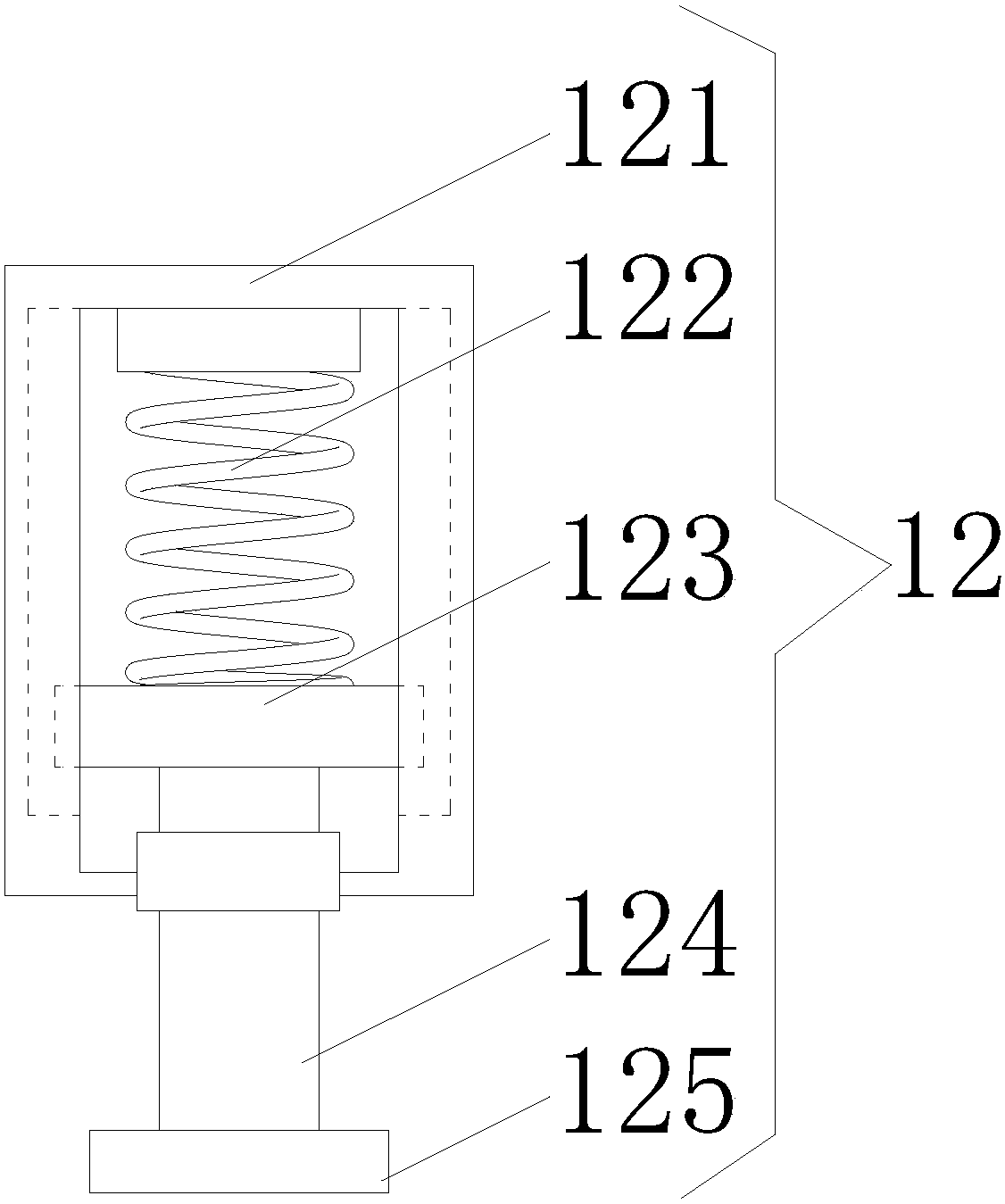 Uniform drying device for electronic products