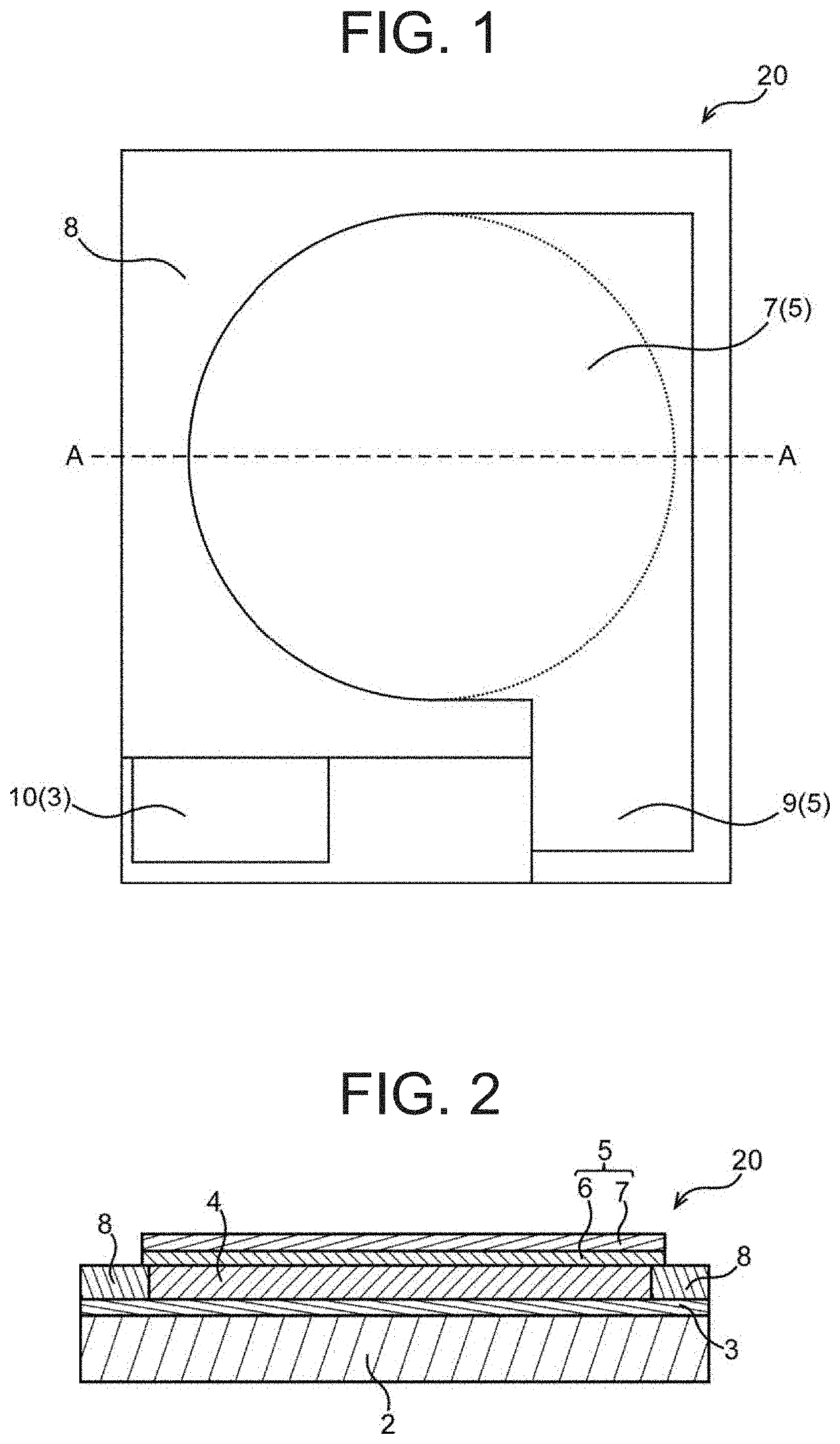 Electron emission element and method for manufacturing same