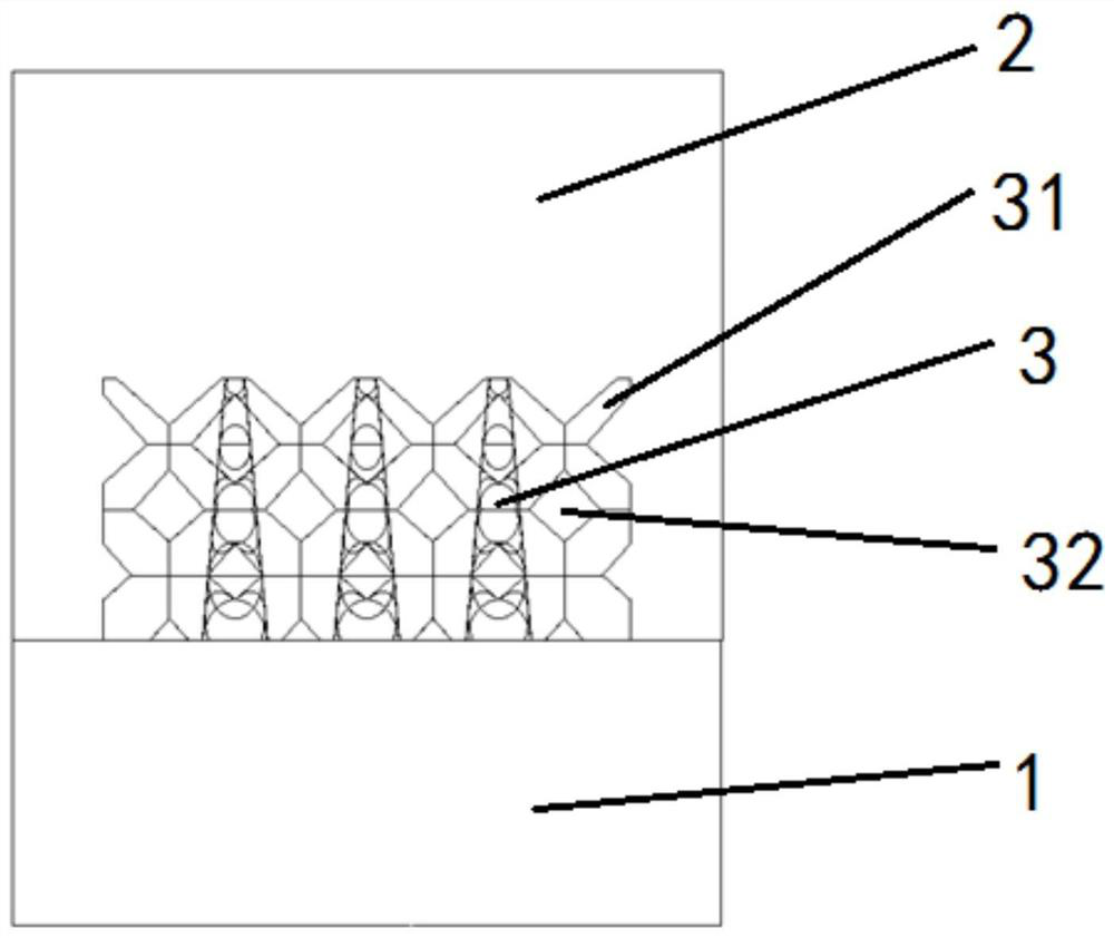 A heterogeneous material gradient structure connection joint and its preparation method