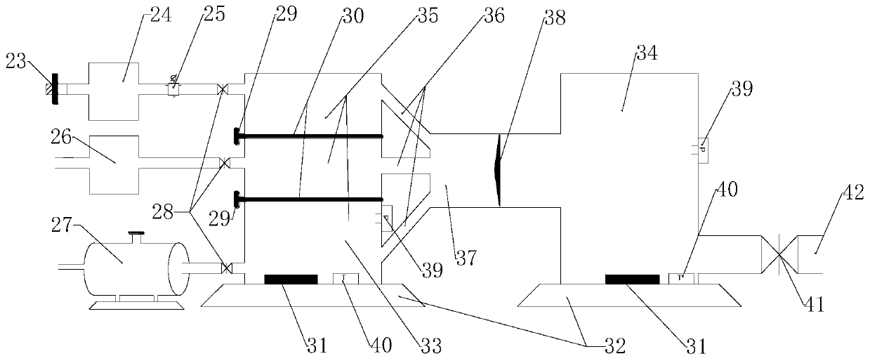 A high-temperature and high-pressure steam secondary fracturing device and method for coal seam drilling