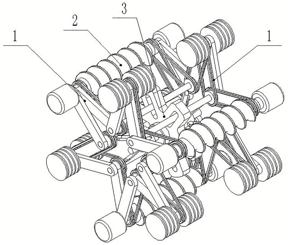 Polishing device for inner wall of pressure pipeline