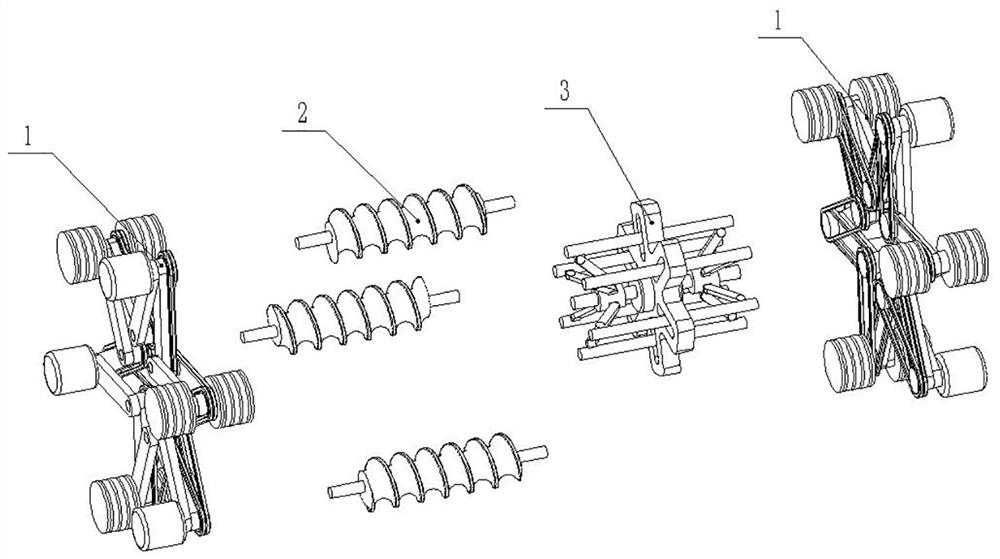 Polishing device for inner wall of pressure pipeline