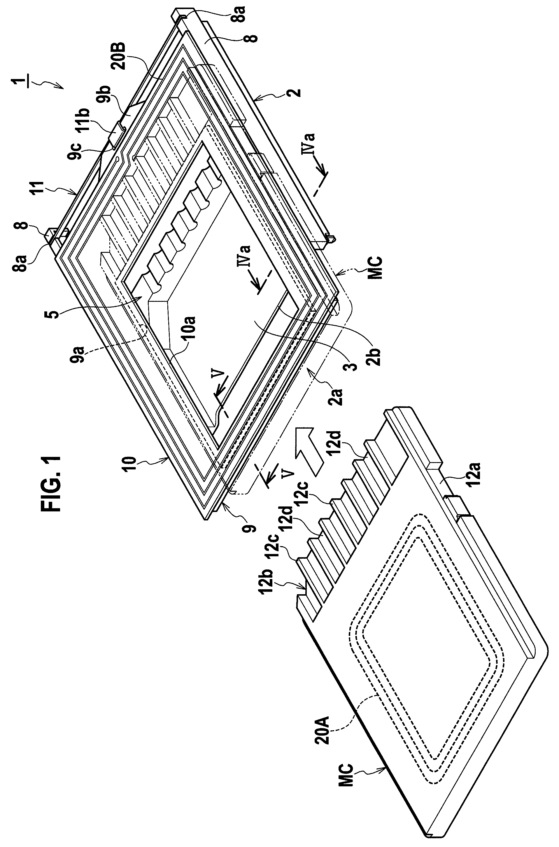 Memory card socket