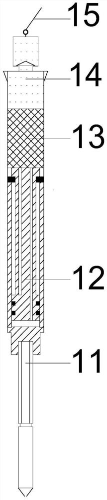 An ultra-deep self-balancing in-situ testing system and construction method while drilling