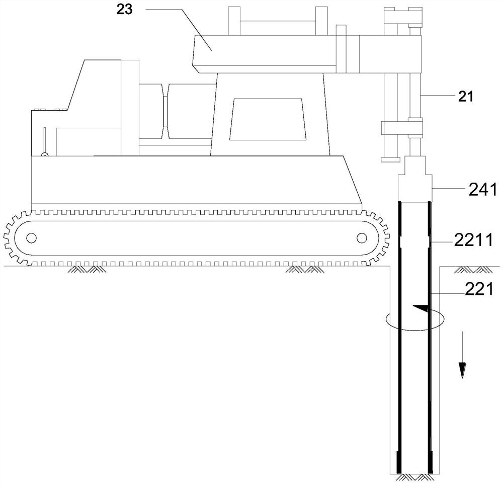 An ultra-deep self-balancing in-situ testing system and construction method while drilling