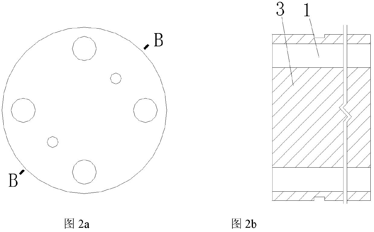 Mould for multi-blank equal-channel angular welding extruded molded pipe