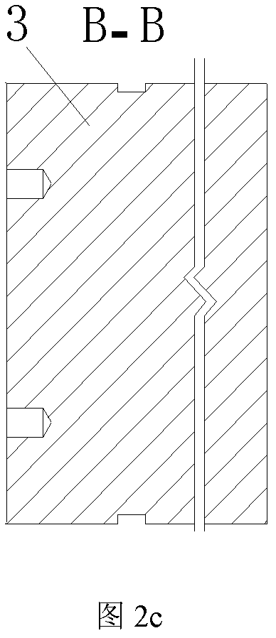 Mould for multi-blank equal-channel angular welding extruded molded pipe