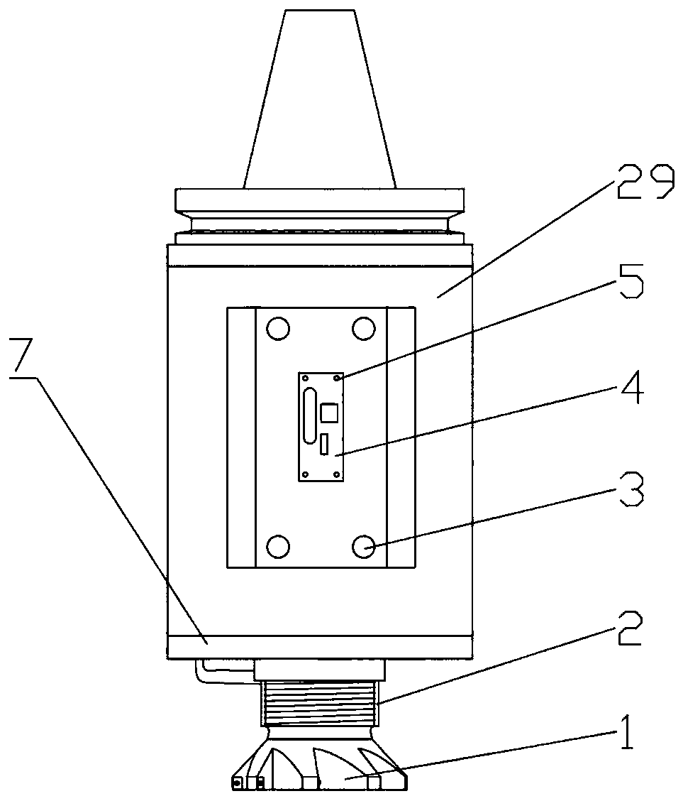 Wireless real-time temperature measuring device